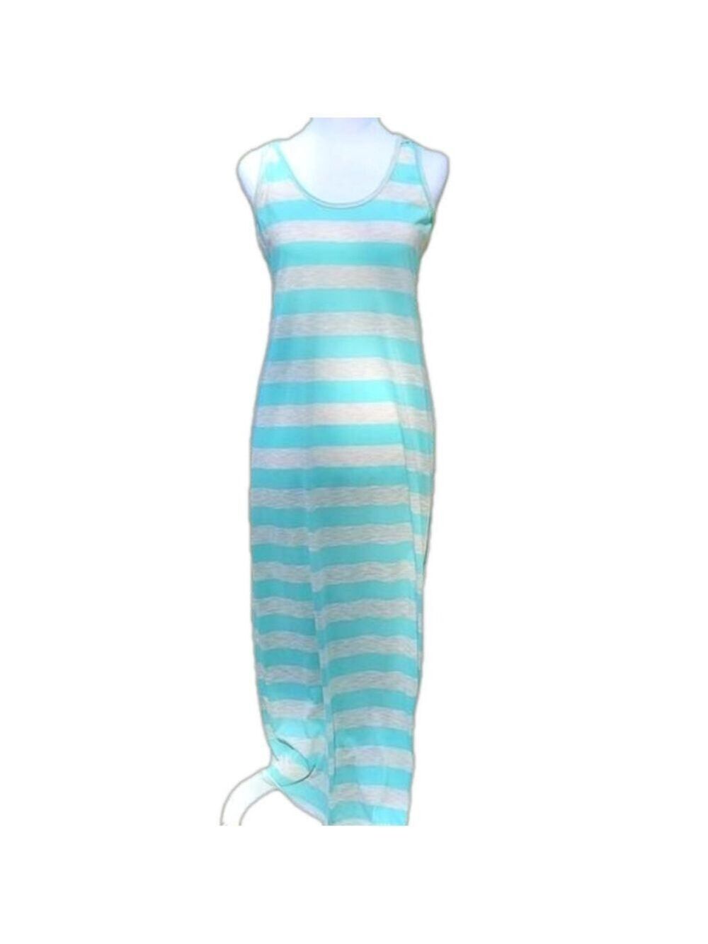 LILY BLEU MAXI DRESS TEAL & GREY